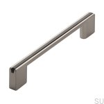2170-168ZN21A3--Uchwyt-Meblowy-Podłużny-2170-128/160-Srebrny-Szczotkowany-z-Czarnym-Siro-Skandynawskie-Uchwyty_1