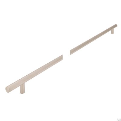 Langer Möbelgriff 885 736 Nickel matt