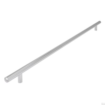Möbelgriff lang 885 432 Chrom glänzend