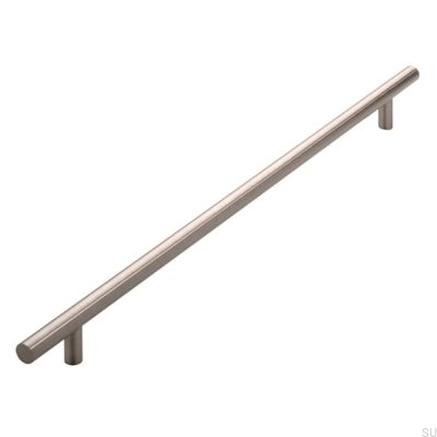 Länglicher Möbelgriff 885 336 Silber gebürstet