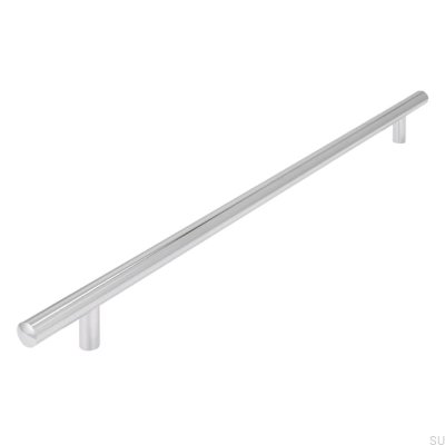 Möbelgriff lang 885 336 Chrom glänzend