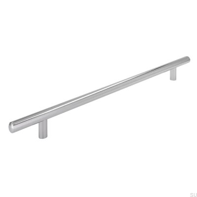 Möbelgriff lang 885 240 Chrom glänzend