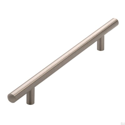 Länglicher Möbelgriff 885 160 Silber gebürstet
