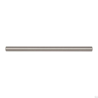 Langer Möbelgriff 885 128 Silber gebürstet