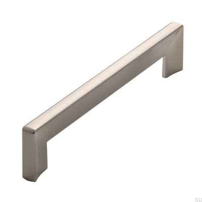 Länglicher Möbelgriff 2183 160 Silber gebürstet