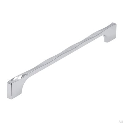 Langer Möbelgriff 2210 256 Chrom glänzend