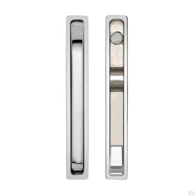 Einbau-Möbelbügel 2227 Chrom glänzend