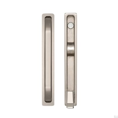 Einbau-Möbelaufhänger 2227 Silber gebürstet