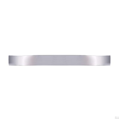 Möbelgriff lang 2266 128 Chrom glänzend