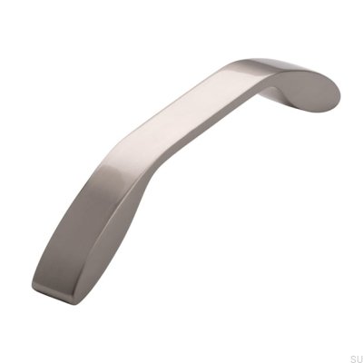 Länglicher Möbelgriff 2266 128 Silber gebürstet