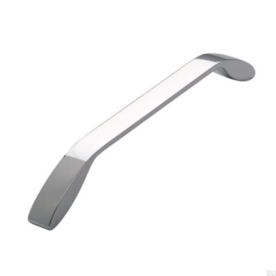 Möbelgriff lang 2266 192 Chrom glänzend