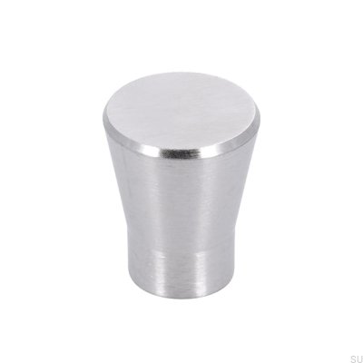 Möbelknopf 2275 16 Gebürsteter Stahl