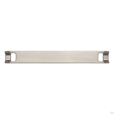Länglicher Möbelgriff 2285 160 Silber gebürstet