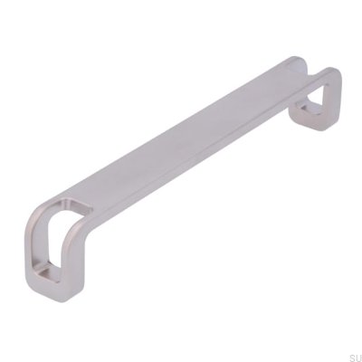 Länglicher Möbelgriff 2285 160 Nickel gebürstet