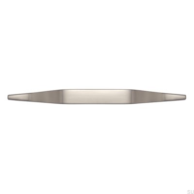 Länglicher Möbelgriff 2318 160 Silber gebürstet
