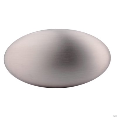 Möbelknopf 2338 Silber gebürstet