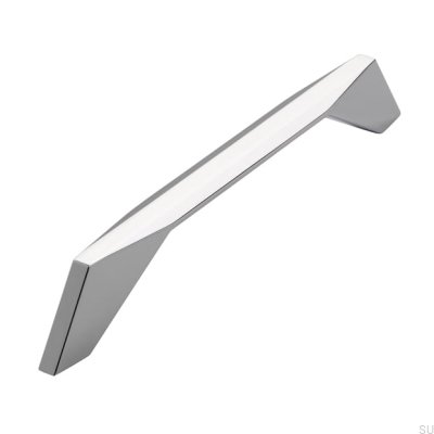 Möbelgriff lang 2343 160 Chrom glänzend