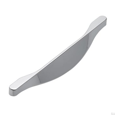 Möbelgriff lang 2356 160 Chrom glänzend
