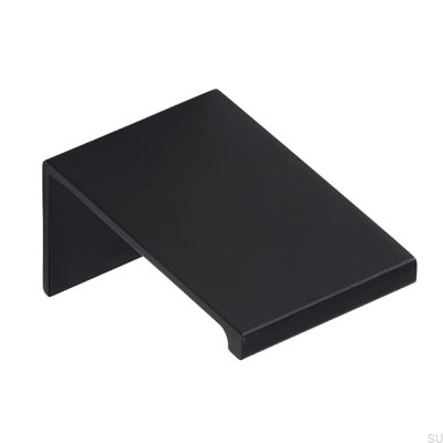 Möbelgriff Edge 2446 Alu Schwarz Matt