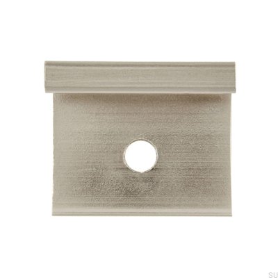 Langer Möbelgriff 2446 Aluminium Silber gebürstet