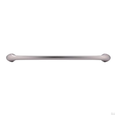 Länglicher Möbelgriff 2474 160 Silber gebürstet