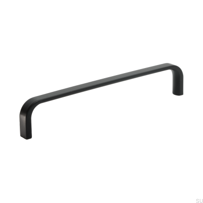 Langer Möbelgriff Grace 160 Metall Schwarz Matt