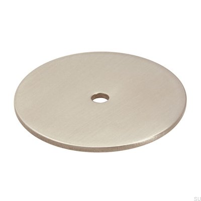 Knopfauflage 2490 Silber gebürstet