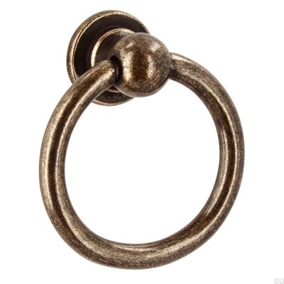 Runder Möbelgriff 2499 Antik Bronze