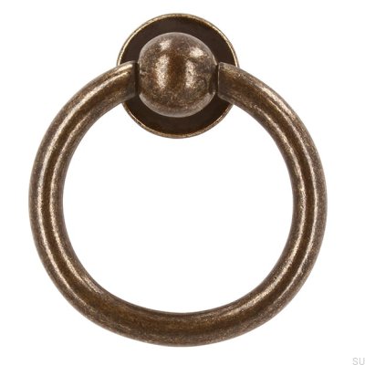 Runder Möbelgriff 2499 Antik Bronze