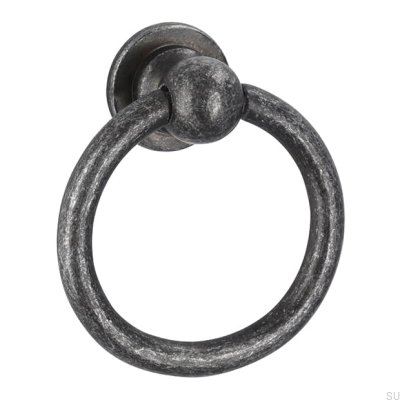Runder Möbelgriff 2499 Antik-Eisen