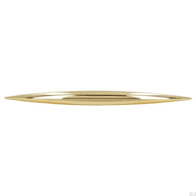 Langer Möbelgriff 809 128 Gold poliert
