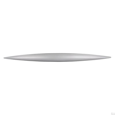 Möbelgriff lang 809 128 Silber Matt