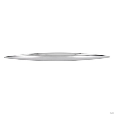Möbelgriff lang 809 128 Chrom glänzend