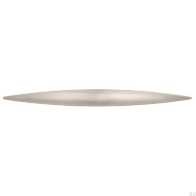 Länglicher Möbelgriff 809 96 Silber gebürstet