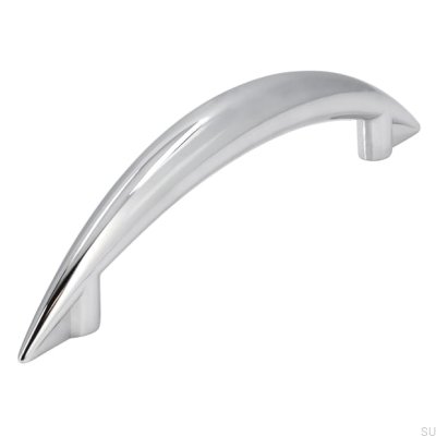 Möbelgriff lang 809 96 Chrom glänzend