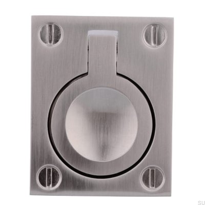 Möbel-Muldengriff 753 32 Silber gebürstet