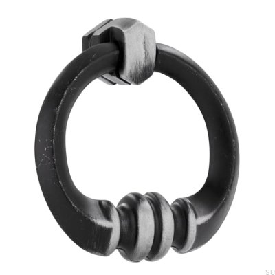 Runder Möbelgriff 564 Antik Silber