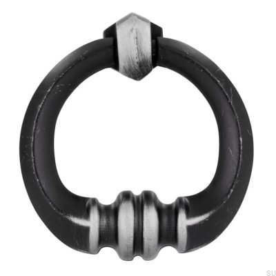 Runder Möbelgriff 564 Antik Silber
