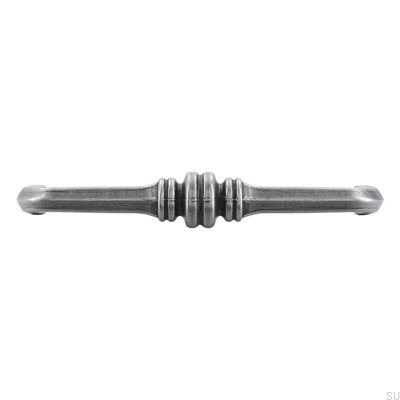 Länglicher Möbelgriff 563 96 Antik Silber