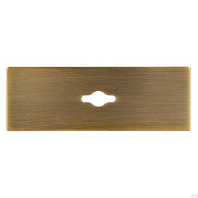 Knopfauflage 2511 Antik Gold gebürstet