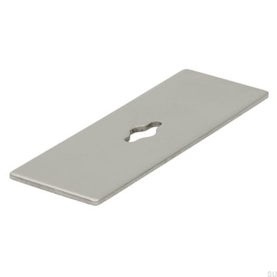 Knopfauflage 2511 Silber gebürstet