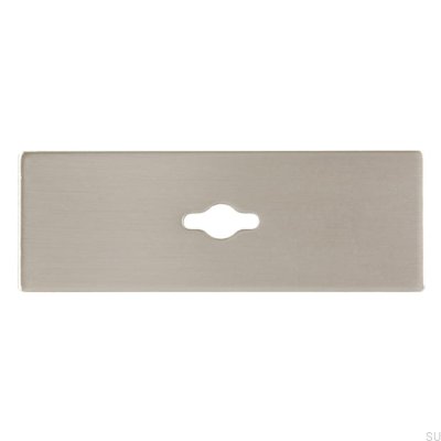 Knopfauflage 2511 Silber gebürstet