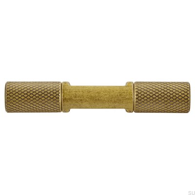 Möbelknopf T-Bar 2509 Antik Gold