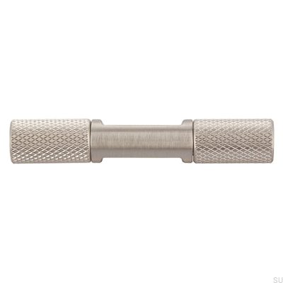 Möbelknopf T-Bar 2509 Silber gebürstet