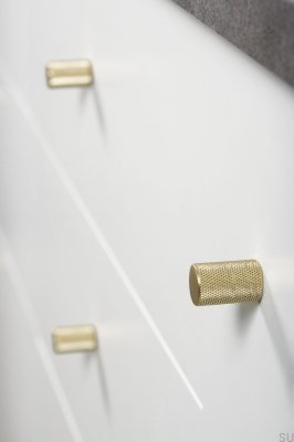 Möbelknauf Graf Gold Brushed Bright