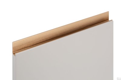 Jey 297 Kantenmöbelgriff Aluminium Gold Cava