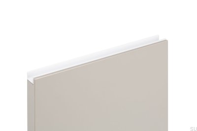 Möbelkantengriff Jey2 147 Aluminium Weiß Mat