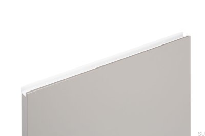 Möbelkantengriff Jey2 297 Aluminium Weiß Mat