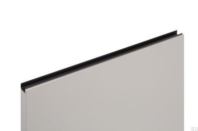 Möbelkantengriff Jey2 297 Alu Schwarz Mat