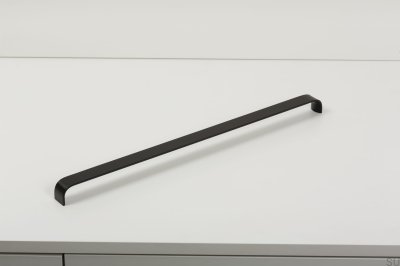 Länglicher Möbelgriff Sense 480 Aluminium Schwarz